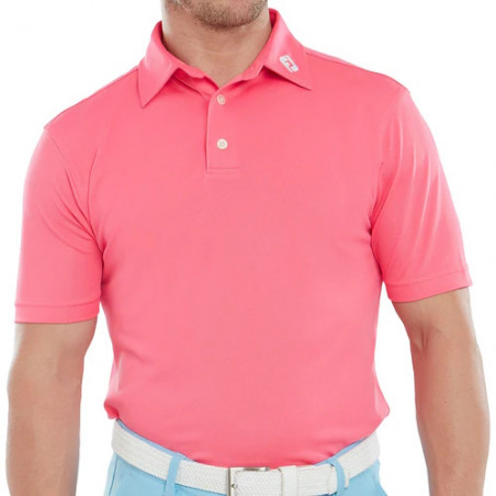 POLO FOOTJOY STRETCH PIQUE SOLID WATERMELON