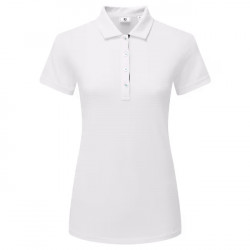 POLO FOOTJOY LADY JAQUARD STRIPE BLANCO