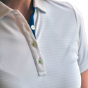 POLO FOOTJOY LADY JAQUARD STRIPE BLANCO