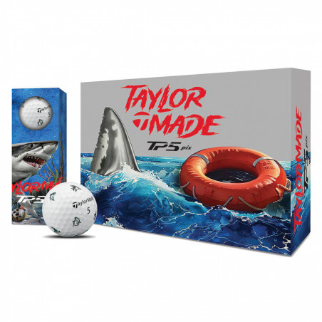 BOLAS DE GOLF TAYLORMADE TP5 PIX SHARKS