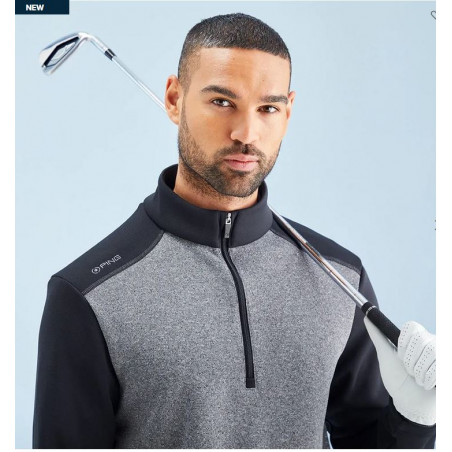 JERSEY PING RAMSEY BLACK MARL