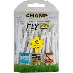 TEES FLY TEE WHITE 2 3/4" 69mm 30 PIEZAS"