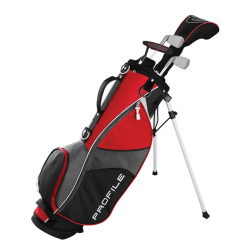 SET JUNIOR WILSON PROFILE SMALL 5-8 ROJO