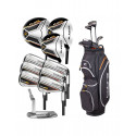 SET COMPLETO COBRA FLY XL ACERO BLACK GOLD