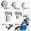 SET JUNIOR CALLAWAY XT AZUL 11 PIEZAS