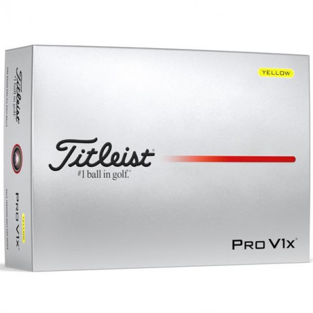 GOLF BALLS TITLEIST PRO V1X YELLOW
