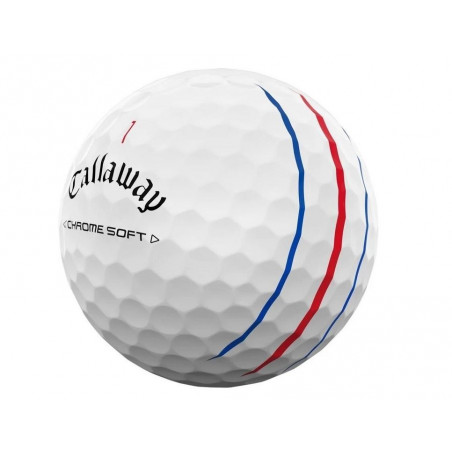 PACK 3 BOLAS DE GOLF CALLAWAY CHROME SOFT TT 