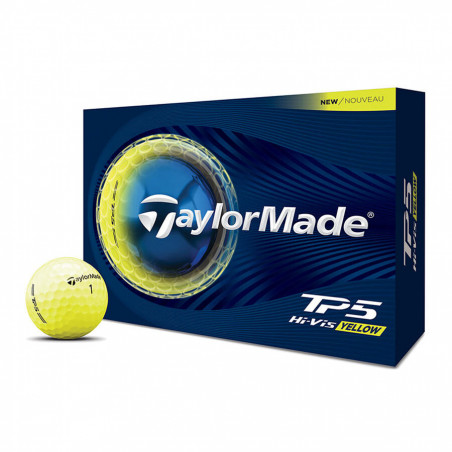 BOLAS DE GOLF TAYLORMADE TP5 YELLOW 2024