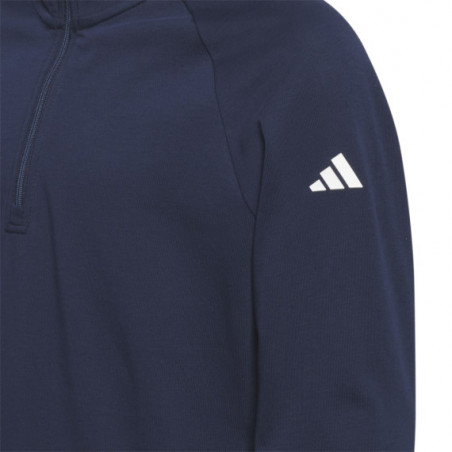 JERSEY ADIDAS JUNIOR 1/4 ZIP LAYER WHT