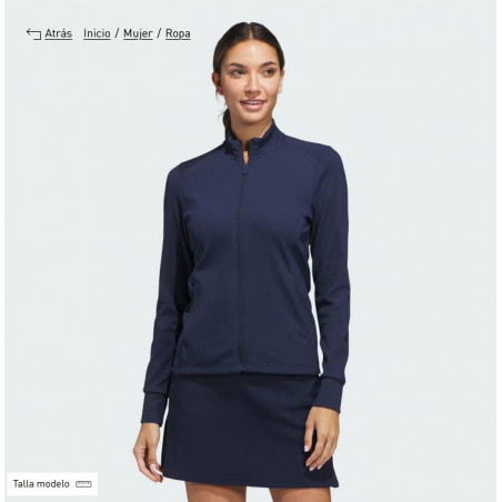 CHAQUETA ADIDAS PERF TEXTURE LADY NAVY