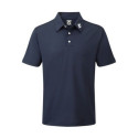 POLO FOOTJOY STRETCH SOLID ATHLETIC FIT NAVY