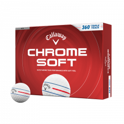 BOLAS DE GOLF CALLAWAY CHROME SOFT TT 360