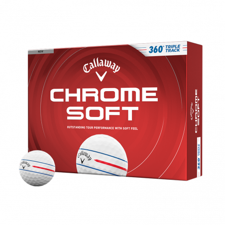 BOLAS DE GOLF CALLAWAY CHROME SOFT TT 360