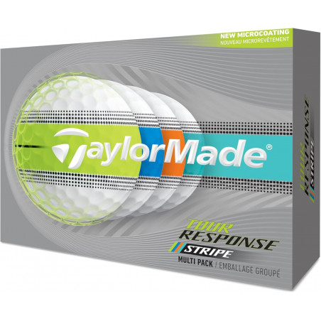 BOLAS DE GOLF TAYLORMADE TOUR RESPONSE STRIPE MULT