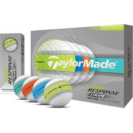 BOLAS DE GOLF TAYLORMADE TOUR RESPONSE STRIPE MULT