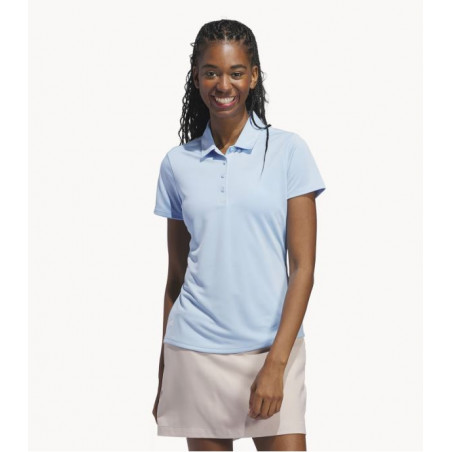 POLO ADIDAS LADY PERF SOLID KE3647 AZUL CLARO