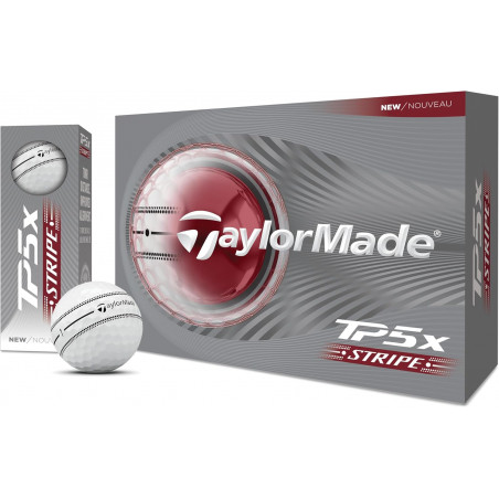 BOLAS DE GOLF TAYLORMADE TP5X STRIPE