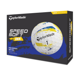 BOLAS DE GOLF TAYLORMADE SPEEDSOFT INK YLW/BLUE