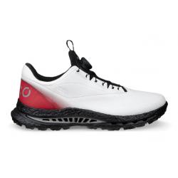 ZAPATOS DE GOLF ECCO BIOM C5 BOA BLANCO/ROJO