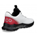 ZAPATOS DE GOLF ECCO BIOM C5 BOA BLANCO/ROJO