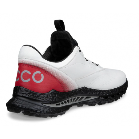 ZAPATOS DE GOLF ECCO BIOM C5 BOA BLANCO/ROJO