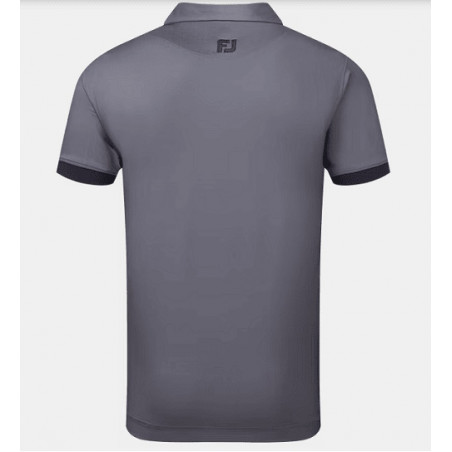 POLO FOOTJOY BANDED BIRDSEYE NAVY