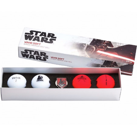 BOLAS DE GOLF VOLVIK STAR WARS DARTH VADER
