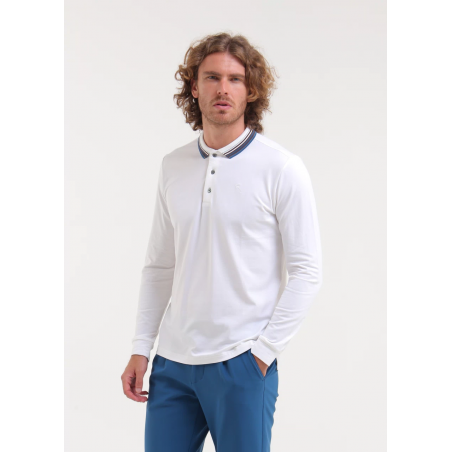 POLO CHERVO ARBORIO BLANCO 145
