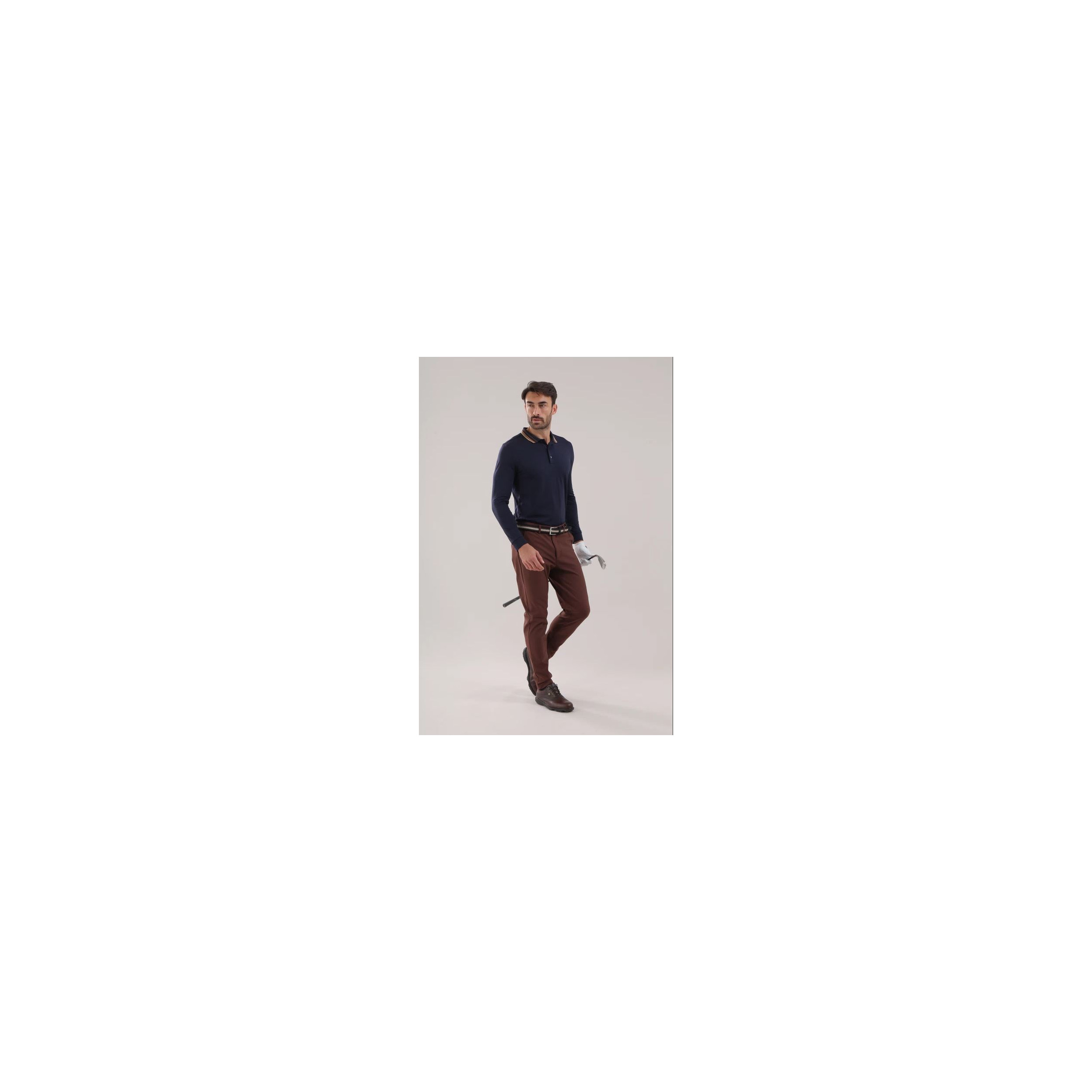 PANTALON CHERVO SETTO MARRON 4020