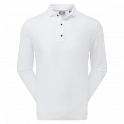POLO FOOTJOY TS MANGA LARGA WHITE 41720