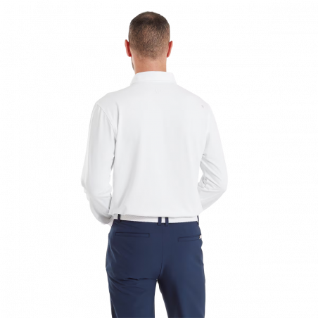 POLO FOOTJOY TS MANGA LARGA WHITE 41720