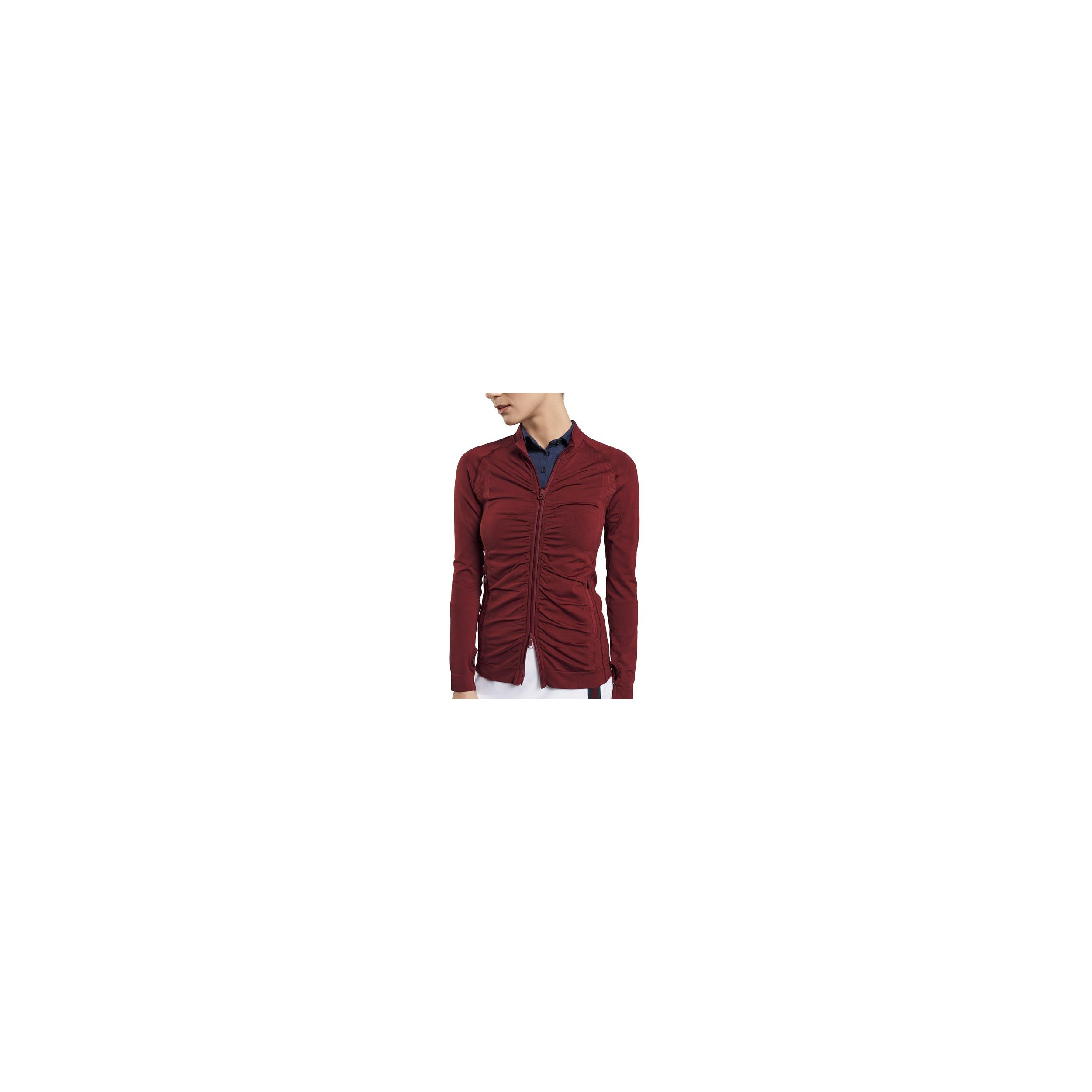 CHAQUETA G/FORE RUCHED MIDLAYER