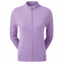 CHAQUETA FOOTJOY FULL ZIP CORTAVIENTOS MORADA