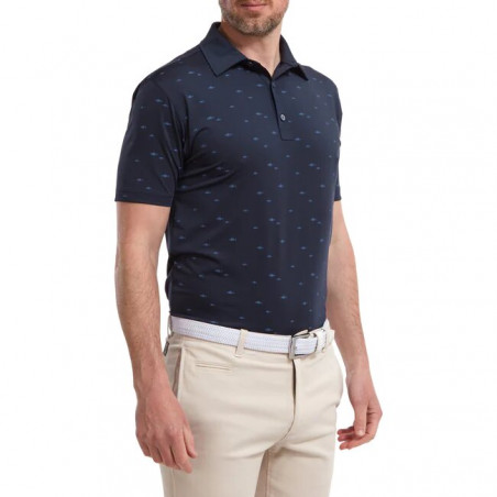 POLO FJ SCHOOL OF FISH PRINT 
