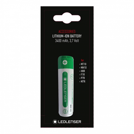 BATTERY LED LENSER Li-ion 18650 3000 mAh