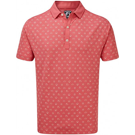 POLO FJ SMOTH PIQUE WEATHER PRINT