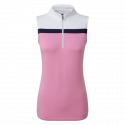 POLO FJ LADY LISLE ENGINEERED STRIPE SLEEVELESS