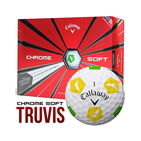 GOLF BALLS CALLAWAY CHROME SOFT TRUVIS FLASH