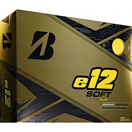 GOLF BALLS BRIDGESTONE E12 SOFT YELLOW