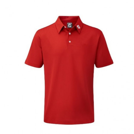 POLO FOOTJOY STRETCH SOLID ATHLETIC FIT ROJO