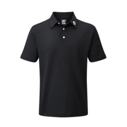 POLO FOOTJOY STRETCH SOLID ATHLETIC FIT NEGRO