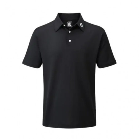 POLO FOOTJOY STRETCH SOLID ATHLETIC FIT NEGRO