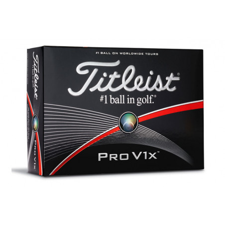 BOLAS DE GOLF TITLEIST PRO V1X BLANCA (2018)