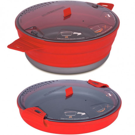 SEATOSUMMIT X-POT FOLDING POT 4L RED