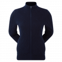 JERSEY FOOTJOY FULL-ZIP LINEED NAVY LADY
