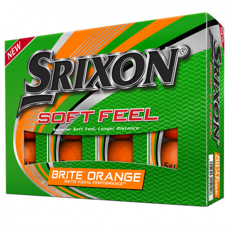 BOLAS DE GOLF SRIXON SOFT FEEL BRITE ORANGE