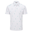 POLO PING TWO TONE WHITE/AQUARIUS MULTI