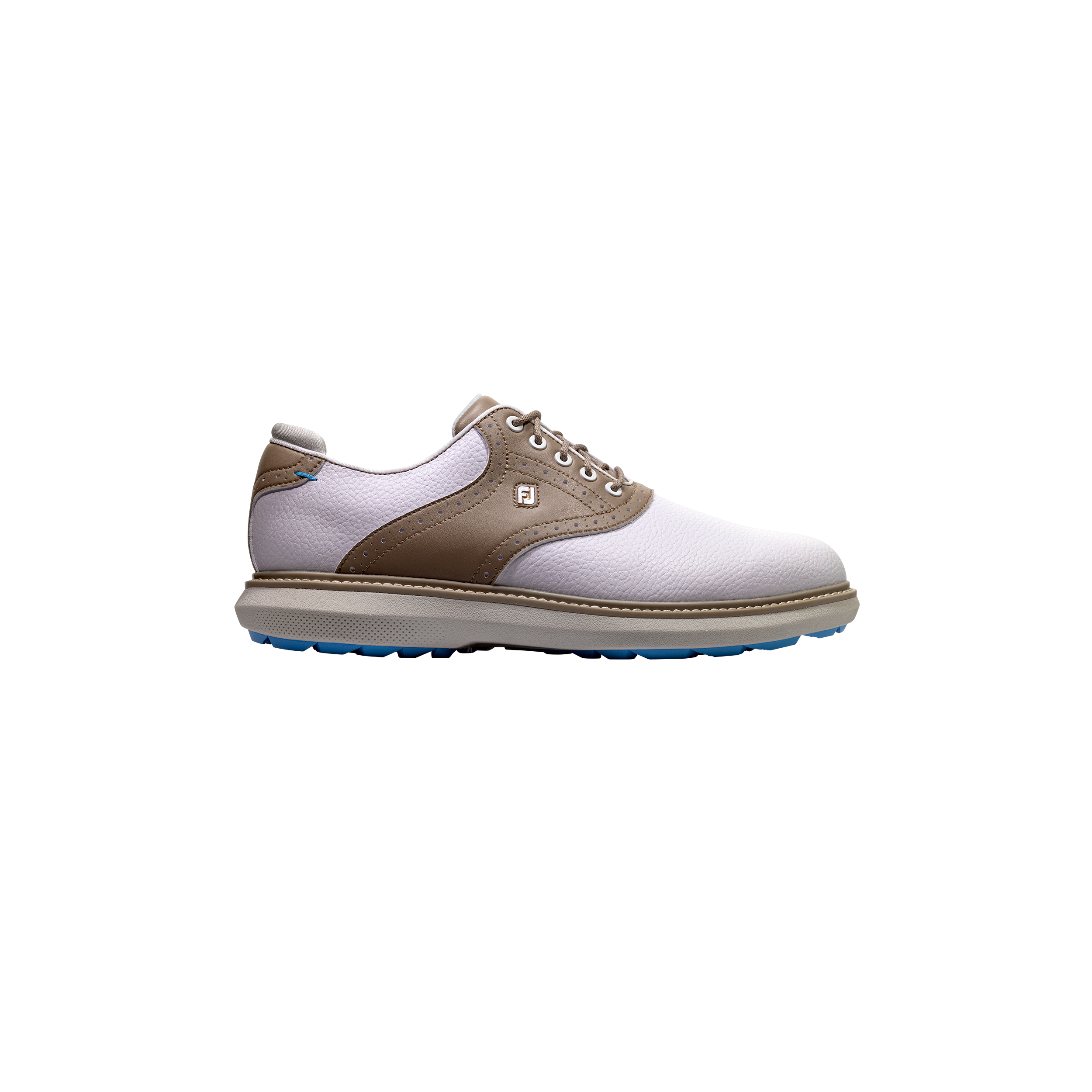 GOLF ZAPATOS FOOTJOY TRADIÇÕES BRANQUEADO/KHAKI