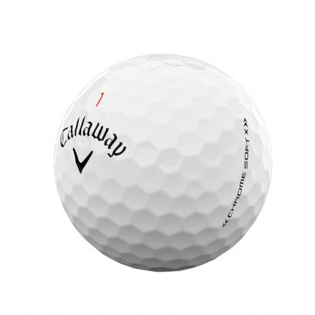 GOLF BALLS CALLAWAY CHROME SOFT X WHITE