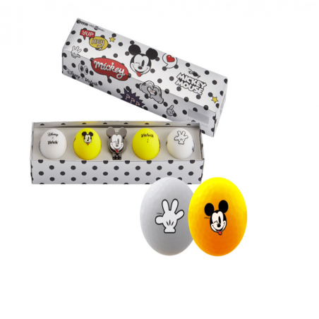 CAJA DE BOLAS VOLVIK VIVID DISNEY MIKEY 4